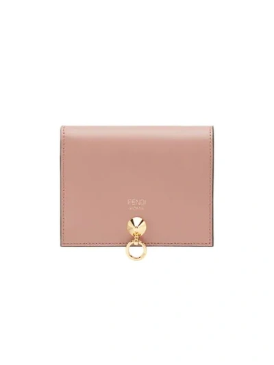 Fendi By The Way Compact Wallet In Pink