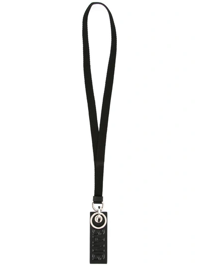 Neil Barrett Gang Long Keyring - Black