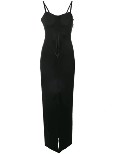 Fenty X Puma Ruched Bustier Dress In Black