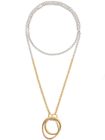 Charlotte Chesnais Symi Pendant Necklace In Metallic