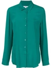 Equipment Long Sleeved Blouse - Green