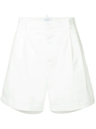 Ports V Bermuda Shorts In White