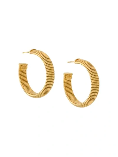 Gas Bijoux Milo Small Hoop Earrings In Gold
