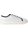 Moncler Lace-up Sneakers In White