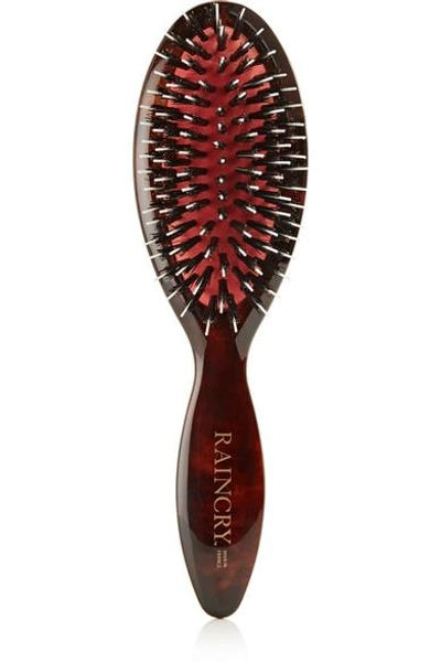 Raincry Restore Travel Boar Bristle Paddle Hairbrush - Colorless