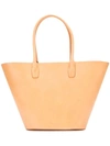Mansur Gavriel Triangle Tote Bag In Brown