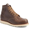 Red Wing 6 Inch Moc Toe Boot In Grey Leather
