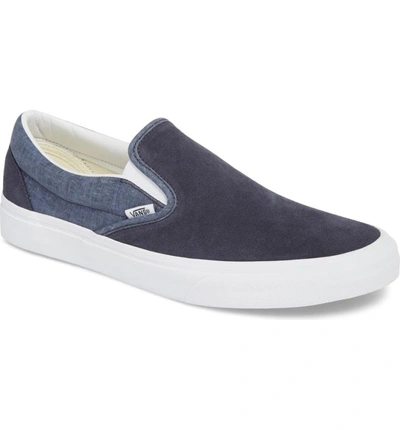 Vans 'classic' Slip-on Sneaker In Parisian Night Suede