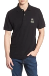 Psycho Bunny Camo Polo In Black