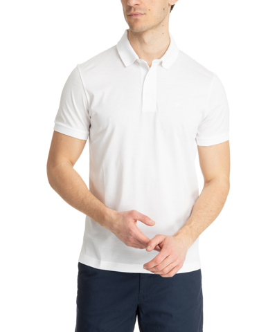 Emporio Armani Travel Essentials Polo Shirt In White