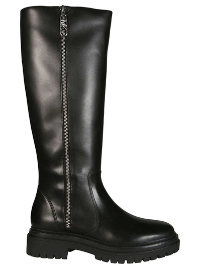 Michael Kors Regan High Boots In Black
