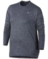 Nike Plus Size Element Running Top In Gridiron/ashenslate