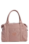 Herschel Supply Co Strand Flight Satin Duffel Bag - Pink In Ash Rose