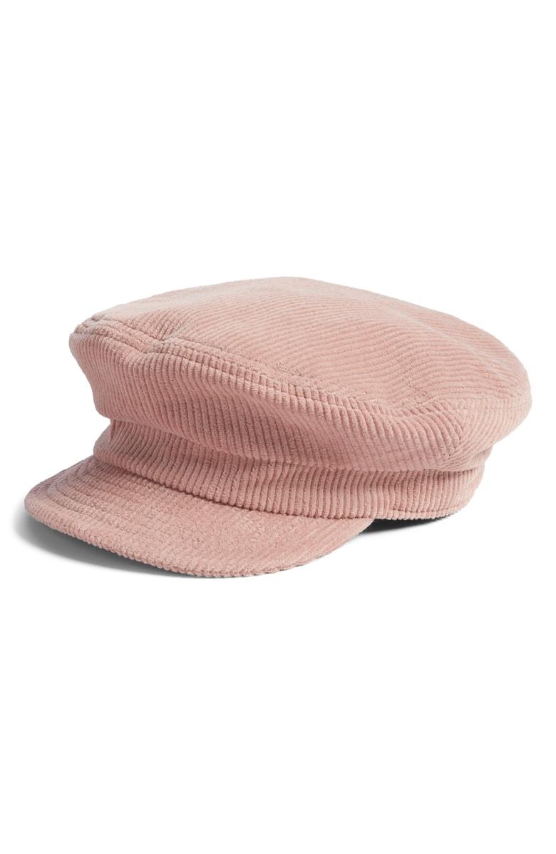 pink brixton hat