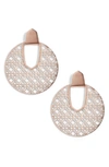 Kendra Scott Diane Drop Earrings In Rose Gold Filigree