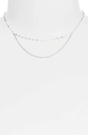 Lana Jewelry Blake Nude Duo Necklace In White Gold