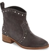 Dolce Vita Tobin Studded Bootie In Anthracite Suede
