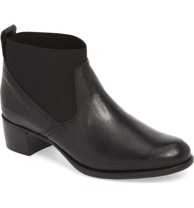 Munro Ana Bootie In Black Leather