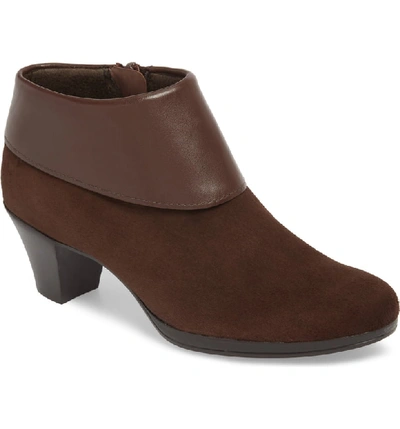 Munro Gracee Boot In Chocolate Leather