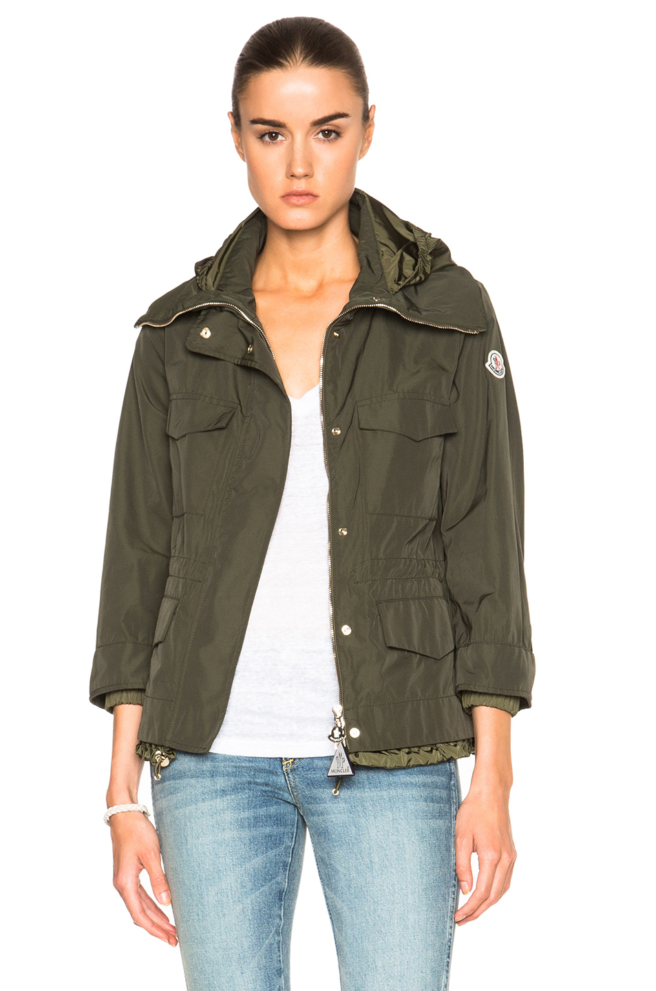 Moncler Paquerette Jacket In Military | ModeSens