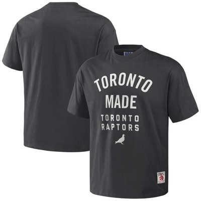Staple Nba X  Anthracite Toronto Raptors Heavyweight Oversized T-shirt