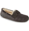 Ugg Dakota Bow Slipper In Grey Suede