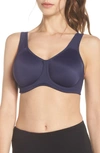 Wacoal Simone Seamless Underwire Sports Bra In Peacoat