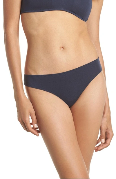 Madewell Jersey Thong In Deep Indigo