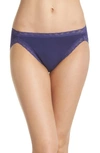 Natori Bliss Cotton French Cut Briefs In Dark Iris