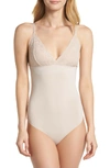 Vince Camuto Priscilla Bodysuit In Mushroom