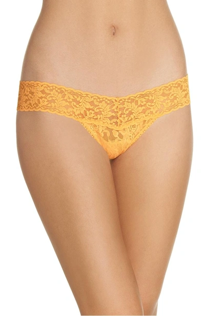 Hanky Panky Low Rise Thong In Sunset Glow