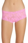 Hanky Panky Signature Lace Boyshorts In Enchanted Rose