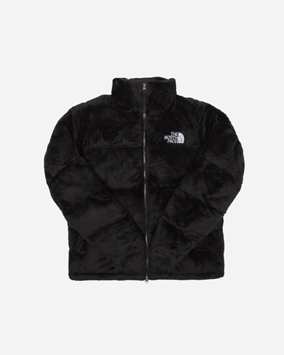 The North Face Versa Velour Nuptse Jacket In Black