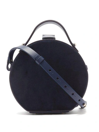 Nico Giani Tunilla Mini Suede Shoulder Bag In Blue