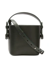 Nico Giani - Adenia Mini Matte Leather Bucket Bag - Womens - Dark Green