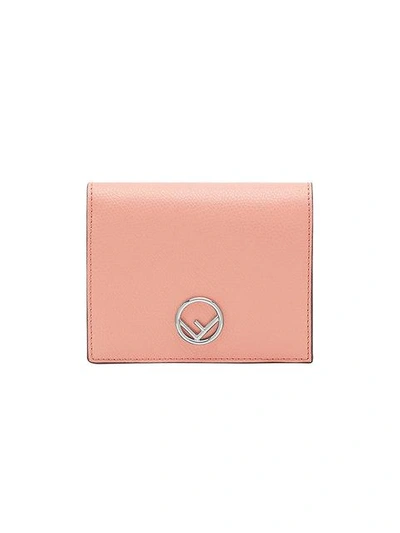 Fendi F Is  Compact Wallet In Pink