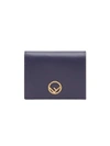 Fendi F Is  Compact Wallet - Blue