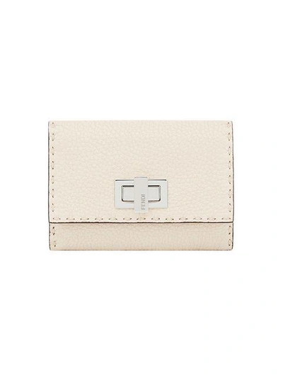 Fendi Peekaboo Continental Wallet - Neutrals