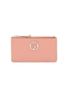 Fendi F Is  Zipped Wallet In Pink