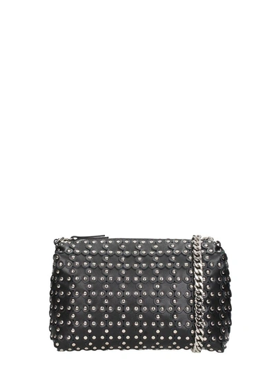 Red Valentino Flower Puzzle Bag In Black