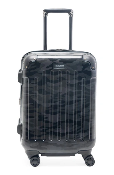 Reaction Kenneth Cole Renegade 20-inch Expandable Hardside Carry-on Spinner Luggage In Black Camo