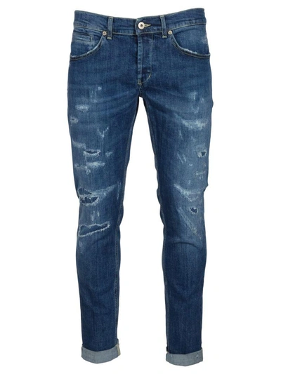Dondup George Cotton Jeans In Blue