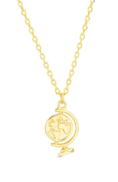 Nes Jewelry World Pendant Necklace In Gold