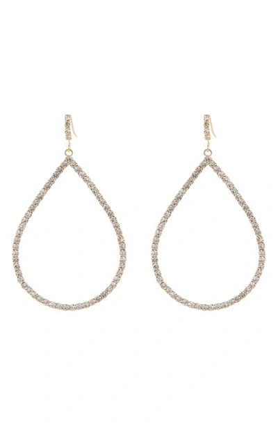 Tasha Curve Hourglass Drop Earrings In Gold