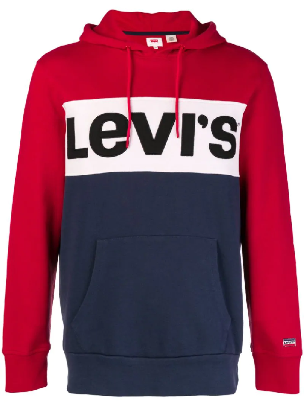 levis color block hoodie