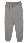 Hollywood The Jean People Kids' Brushed Fleece Joggers In Grey Space Dye