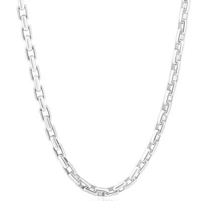 Pompeii3 Men's 14k Gold (53gram) Or Platinum (99gram) 5mm Link Chain Necklace 22" In Multi