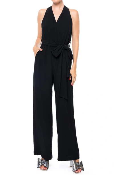 Meghan La Disco Jumpsuit In Black