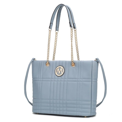 Mkf Collection By Mia K Alyne Vegan Leather Women's Tote Bag In Multi