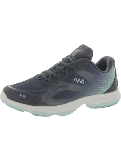 Ryka Devotion Plus 2 Womens Cushioned Athletic Walking Shoes In Blue